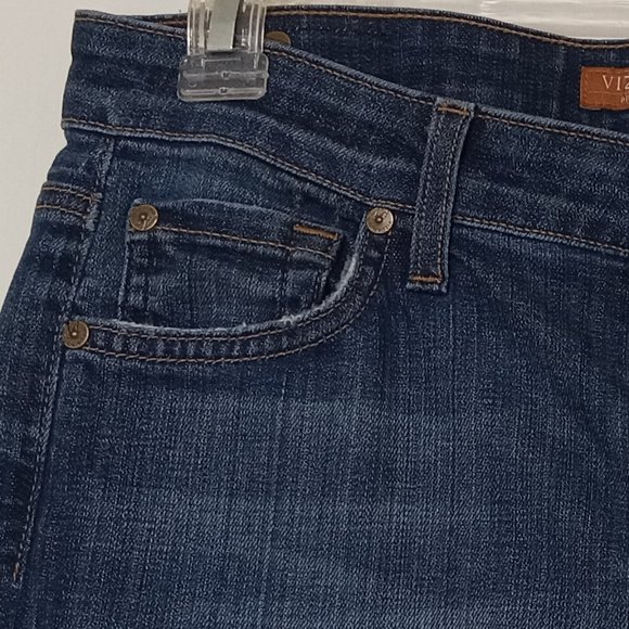 VIZCAINO Low Rise Skinny Leg Blue Jean, Size 4 - Picture 3 of 9